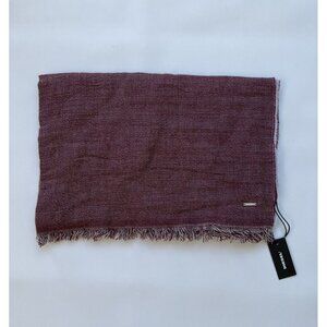$143 Diesel Unisex Segrade Scarf In Red Made In Italy Unisize